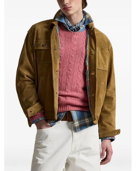 Polo Ralph Lauren Green Trucker Jacket for men