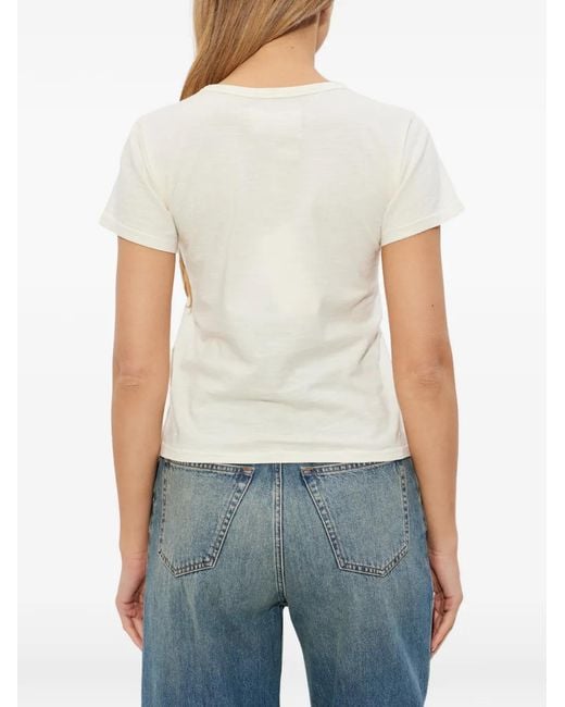 Maison Margiela White Graphic-Print T-Shirt