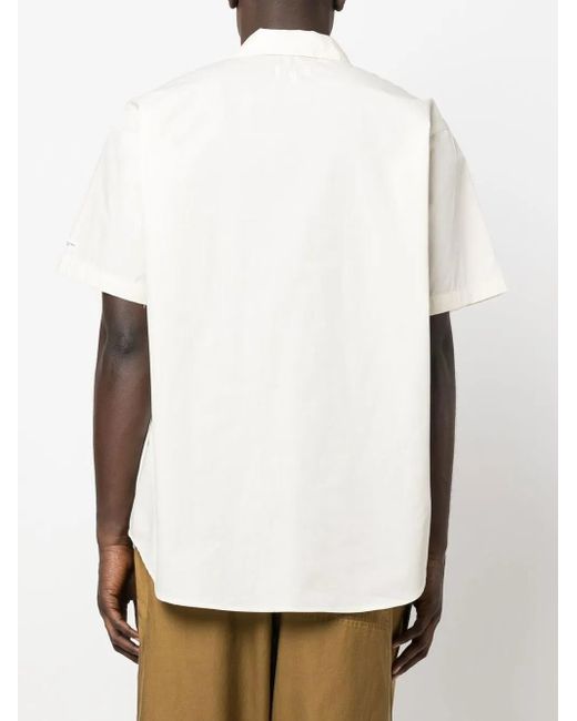Camicia Con Zip di Engineered Garments in White da Uomo