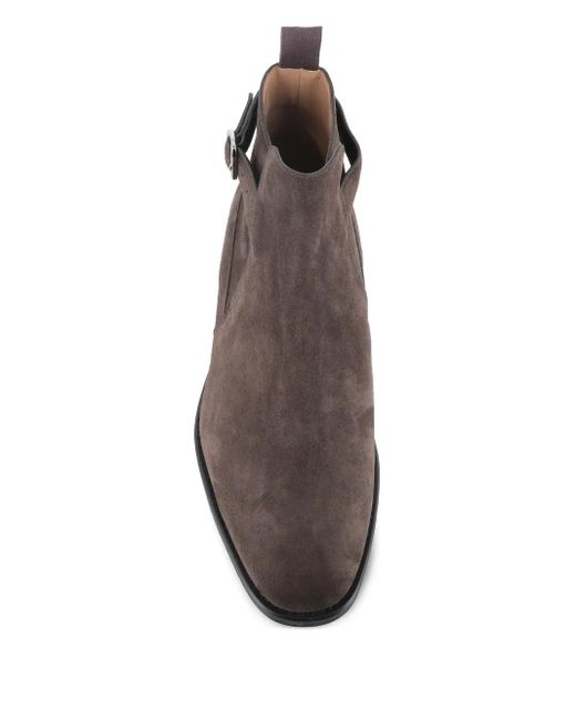 Bottes En Daim À Boucles Church's pour homme en coloris Brown