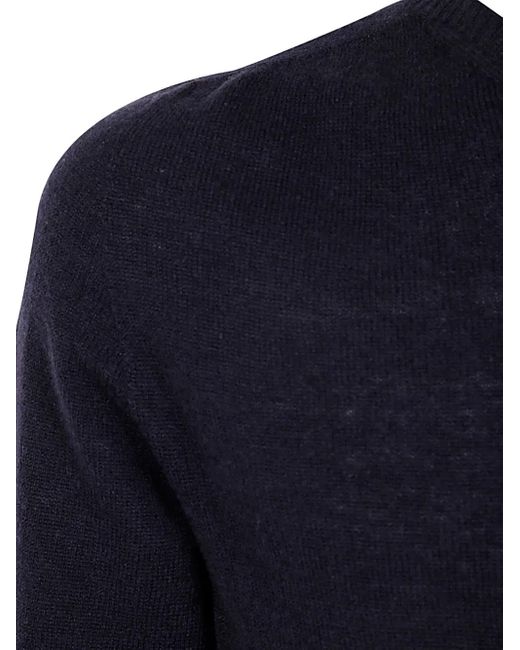 MD75 Blue Cashmere Jumper for men