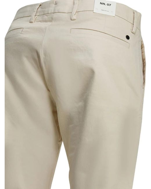 NN07 Natural Theo Belt-Loop Chinos for men