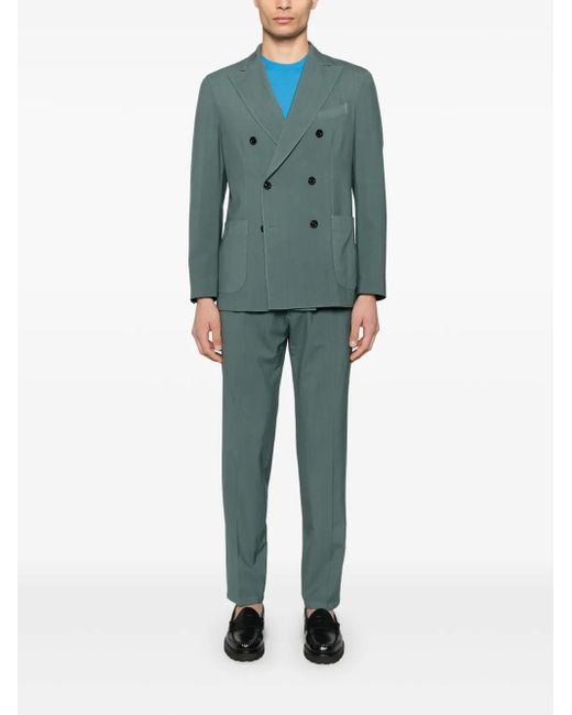 Boglioli Green Virgin-Wool Suit for men