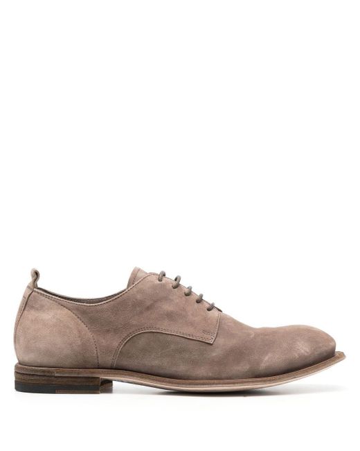 Officine Creative Durga Suede Derby Shoes in Brown for Men | Lyst