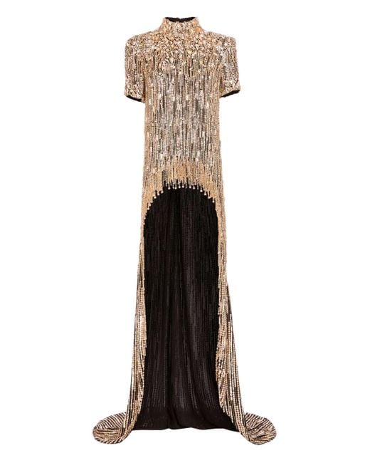 Jenny Packham Zea スパンコールトリム トップ White