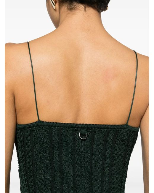 Jacquemus Black Geripptes Le Haut Bela Stricktop