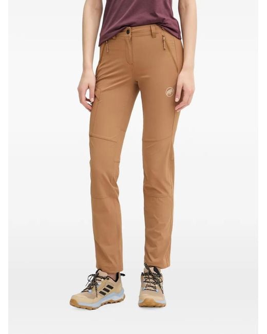 Mammut Natural Runbold Iv Logo-Print Panelled Trousers