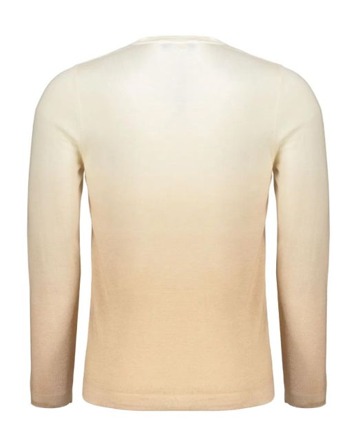 Moorer Natural Donald Gradient-Effect Jumper for men