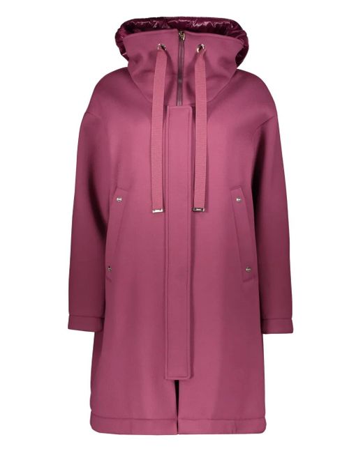 Herno フーデッド コート Purple