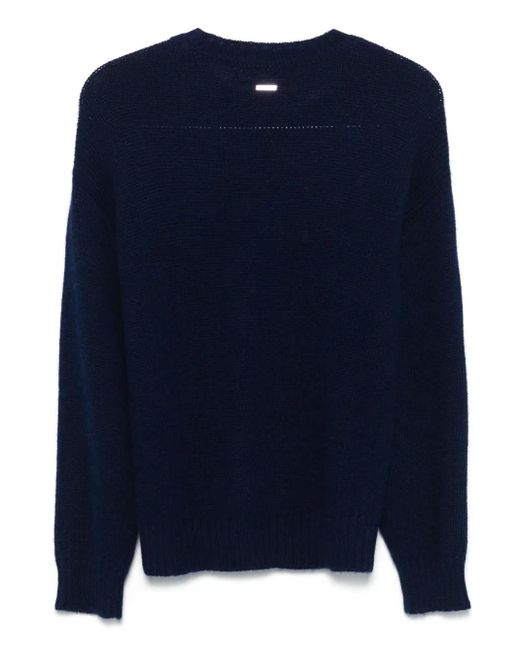 DSquared² Blue Crew-Neck Sweater for men