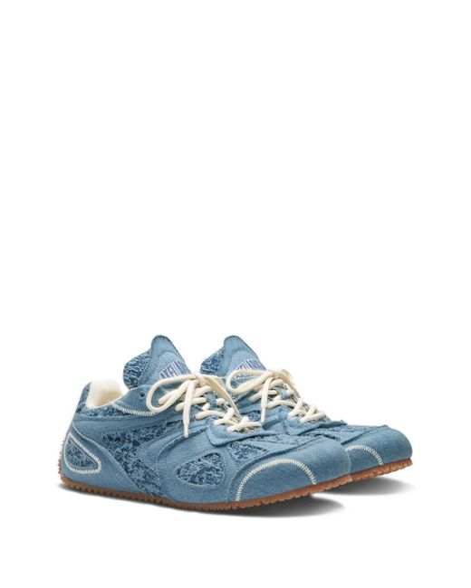 Axel Arigato Blue Denim Lace-Up Sneakers for men