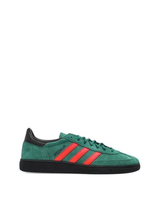 Adidas Green Handball Spezial Suede Sneakers for men