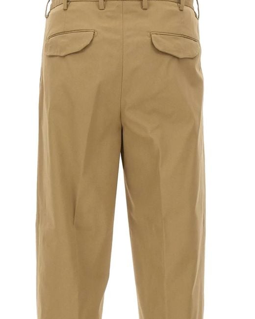 Myths Natural Pleats Flap Trousers for men