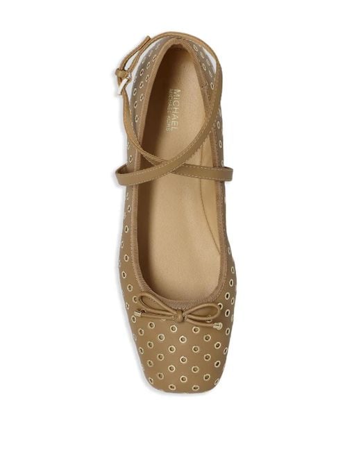 MICHAEL Michael Kors Brown Collette Ballet Flats