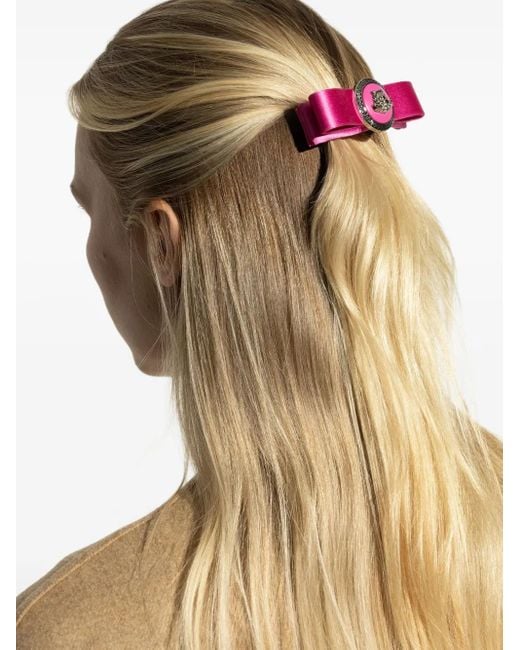 Versace メドゥーサ ヘアクリップ Pink