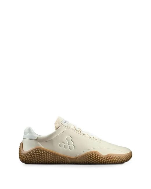 Vivobarefoot White Motus Studio Logo-Print Lace-Up Sneakers