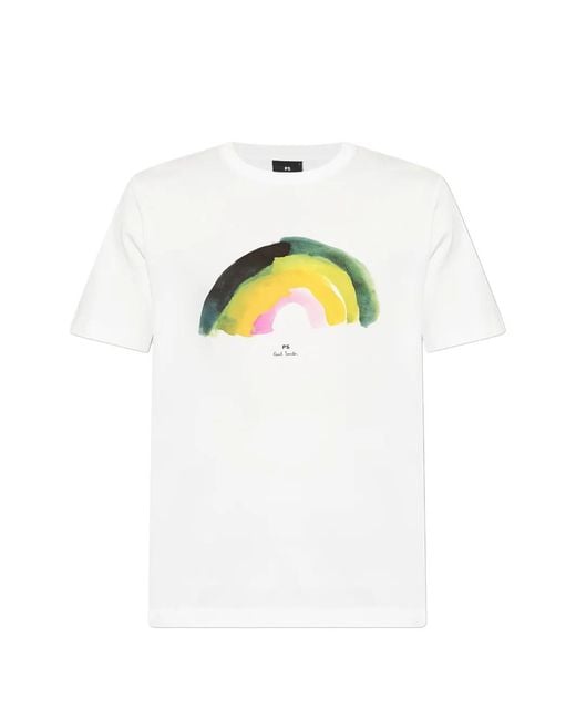 Camiseta De Algodón Mps de hombre de color White