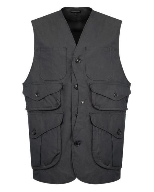 Engineered Garments Gray Hunting Buttoned-Up Gilet for men
