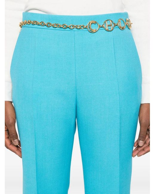 Chloé Blue Straight-Leg Trousers