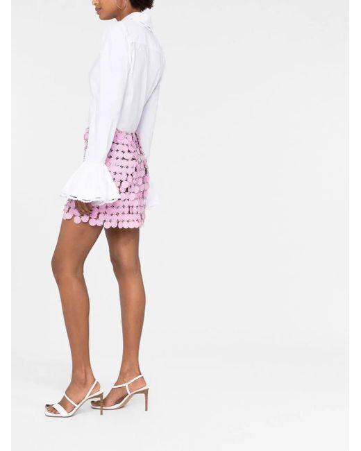 Rabanne Mini-Rok in het Pink