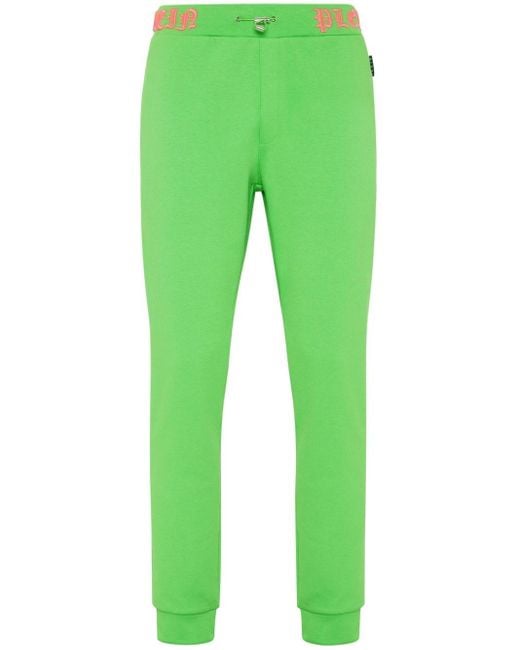 Pantalones de chándal Skull and Bones Philipp Plein de hombre de color Green