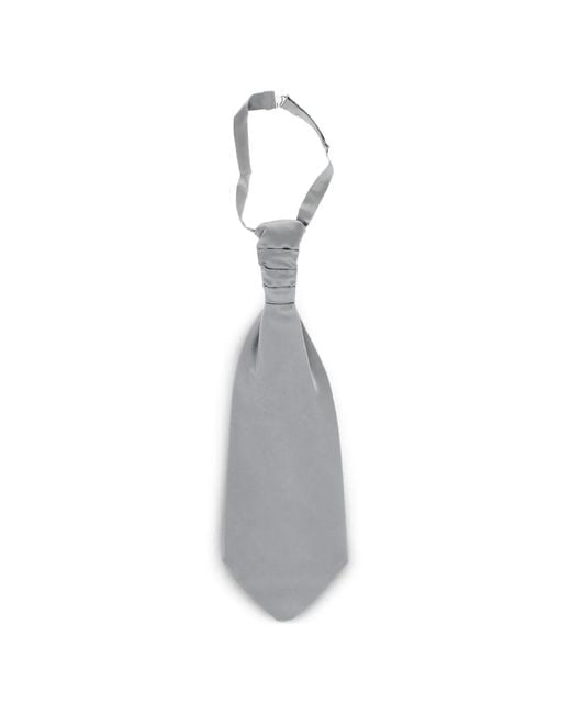 Corbata De Seda Corneliani de hombre de color White