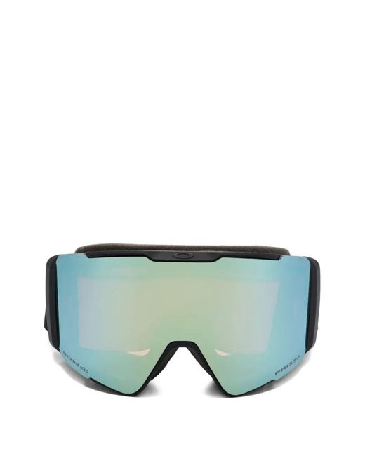 Oakley Green Shield-Frame Ski Glasses for men