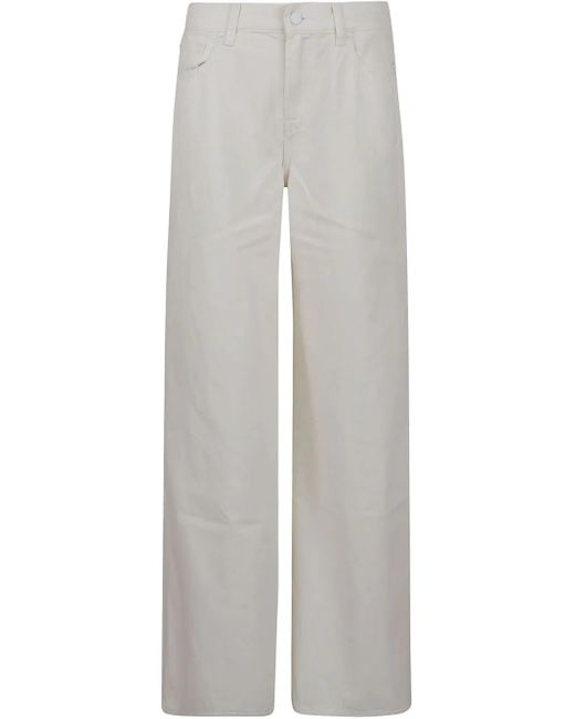 Vaqueros rectos 7 For All Mankind de color White