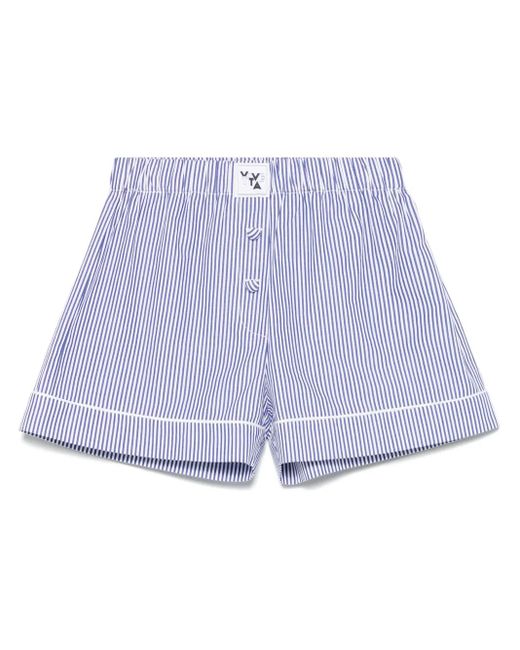 Vivetta ストライプ ショートパンツ Purple
