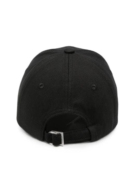 Jacquemus Black Logo-Plaque Baseball Cap for men