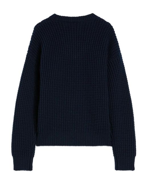 Jil Sander Blue Wool Sweater for men