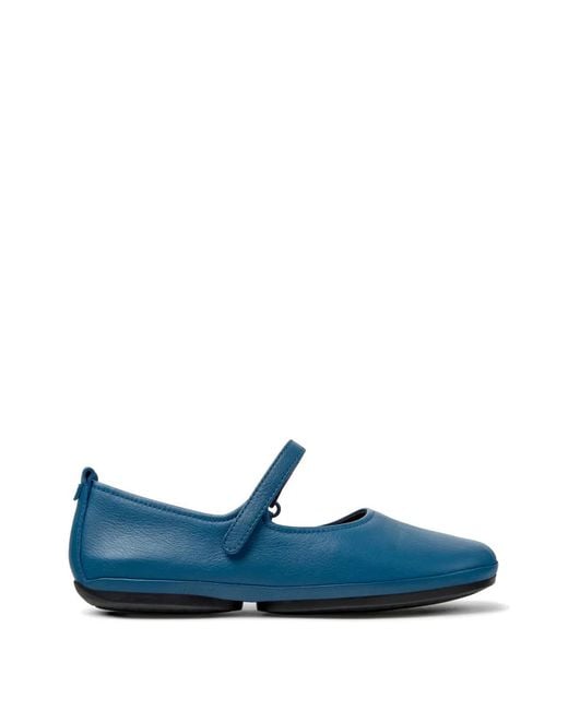 Camper Blue Right Nina Ballet Flats