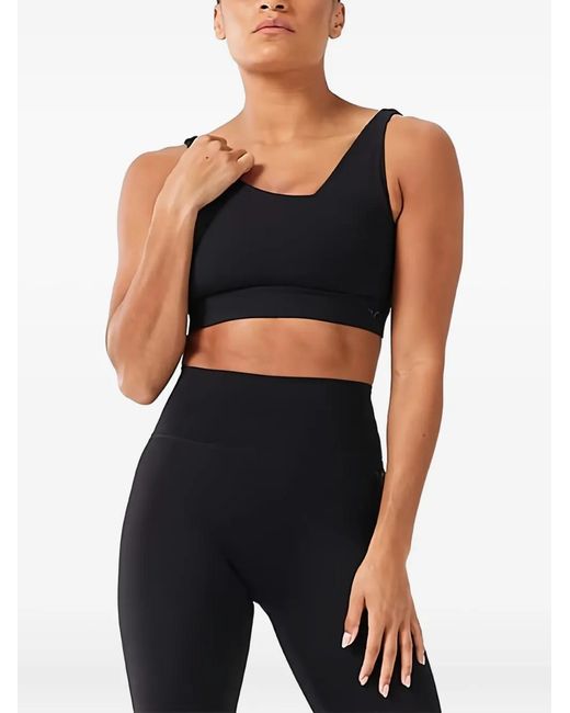 SQUATWOLF Black Asymmetric Sports Bra