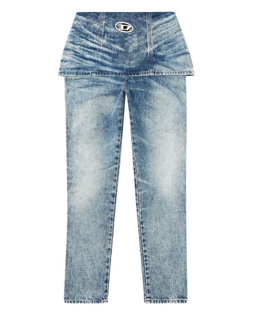 DIESEL Blue D-Hourjian-Fsh1 Pantaloni