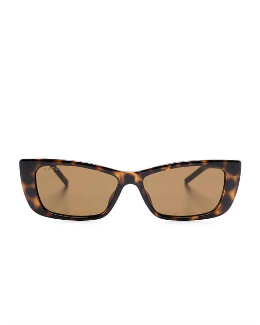Gucci Natural Cat-Eye Sunglasses