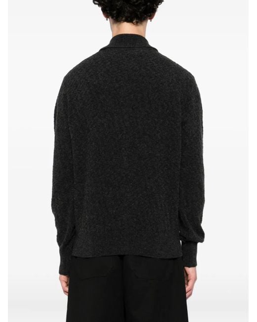 Oliver Spencer Black Britten Cardigan for men