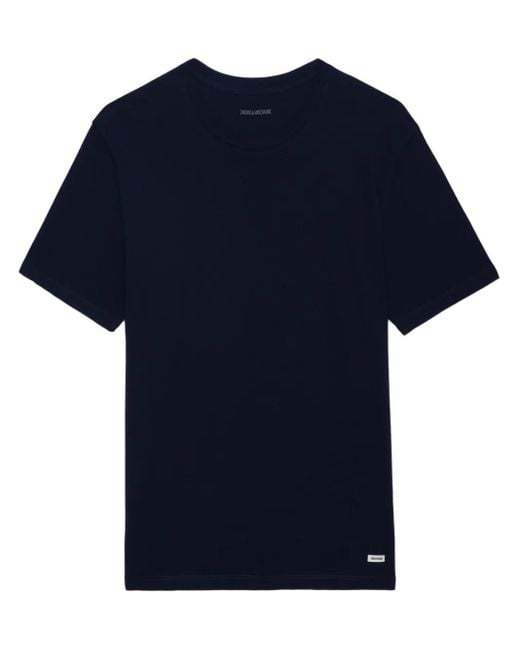 メンズ Zadig & Voltaire Tommy Tシャツ Blue