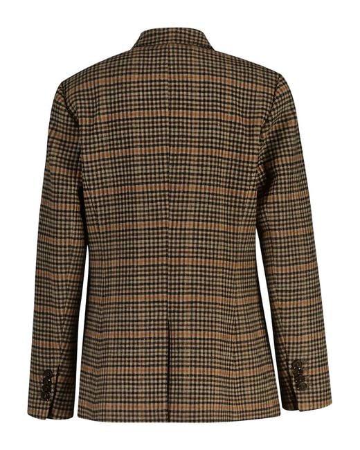 Gant Green Houndstooth Blazer
