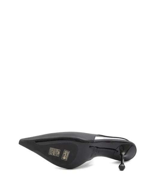 Jimmy Choo Black Spitze Isa Pumps 80mm