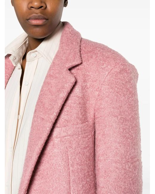 Blazer Con Revers Classici di Blanca Vita in Pink