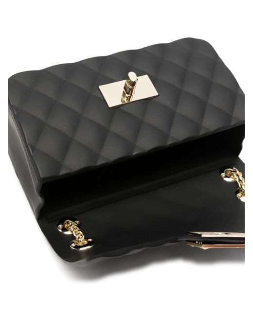 Marc Ellis White Flat Falcon Quilted Shoulder Bag