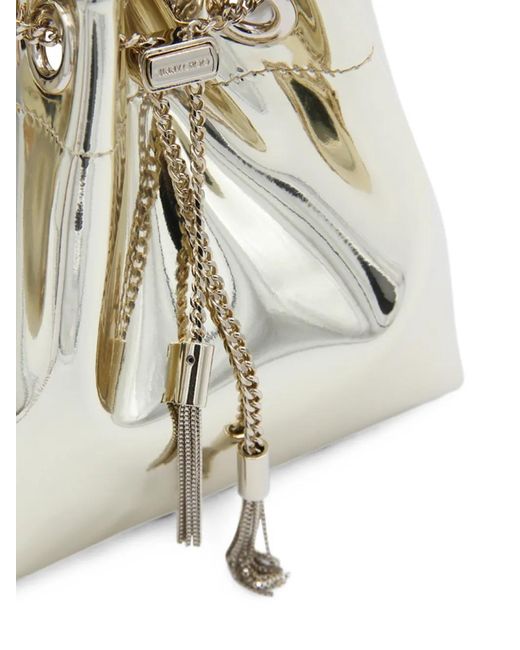 Jimmy Choo White Bon Bon Shoulder Bag