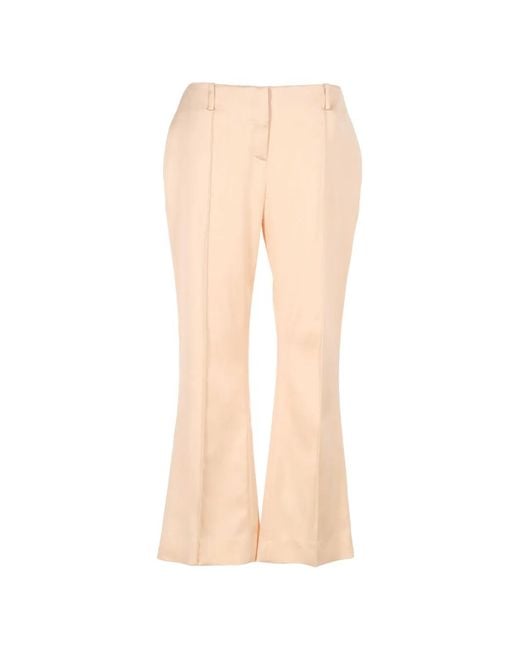 Ermanno Scervino White Flared Trousers