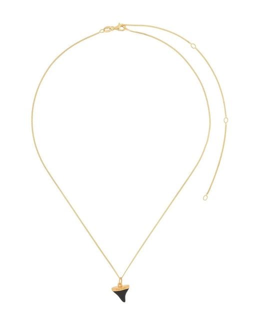 True Rocks White Shark Pendant Necklace for men