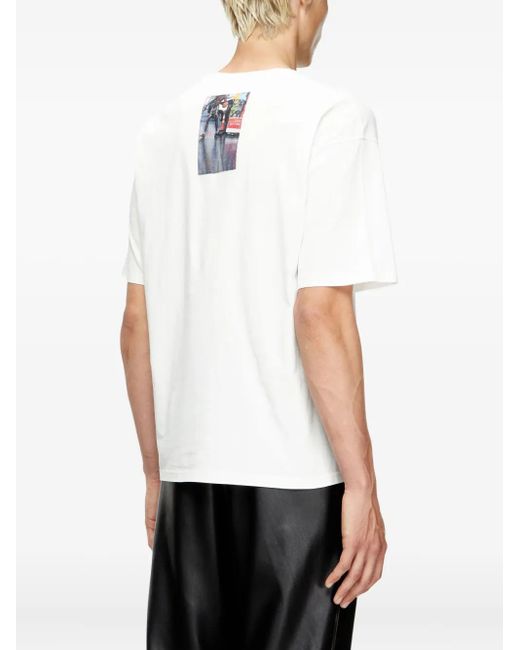 DIESEL White T-Shirts And Polos for men