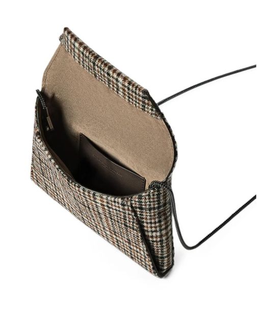Brunello Cucinelli Gray Duo Pochette