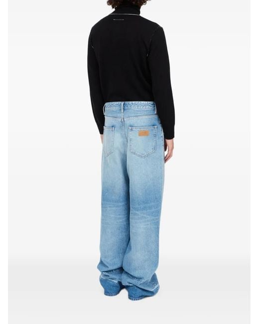 MM6 by Maison Margiela Blue Jean À Coupe Ample for men