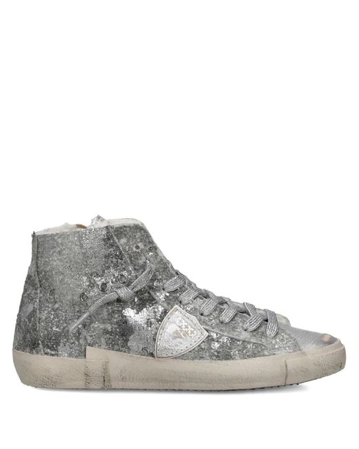 Philippe Model Gray Prsx Sneakers