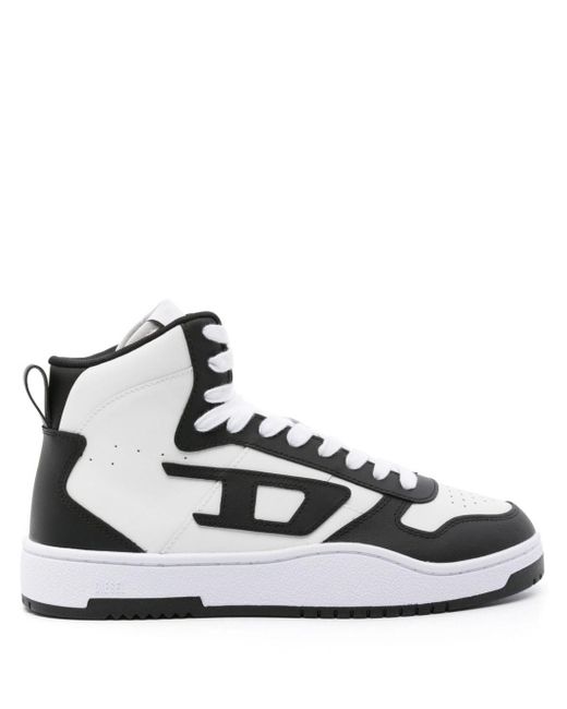 DIESEL S-ukiyo V2 Mid Sneakers Met Vlakken in het White voor heren