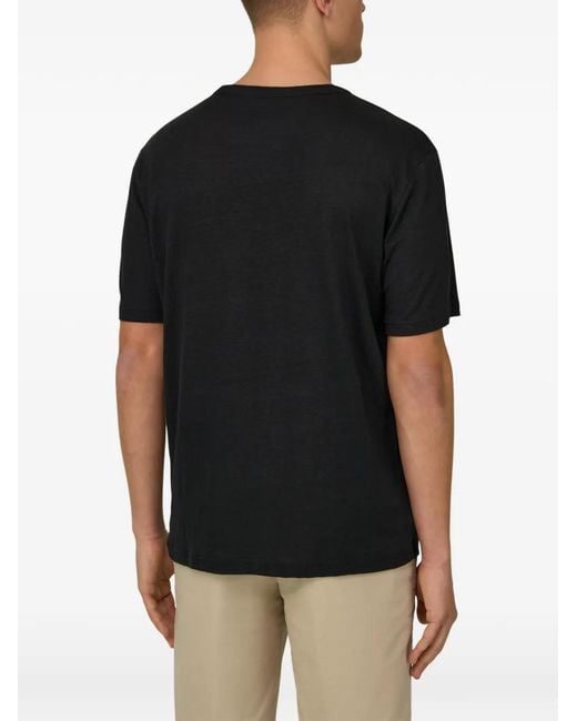 Boggi Black Crew-Neck T-Shirt for men